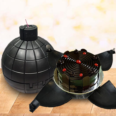 "Bomb Box Surprise Cake - 1kg - code BC10 - Click here to View more details about this Product